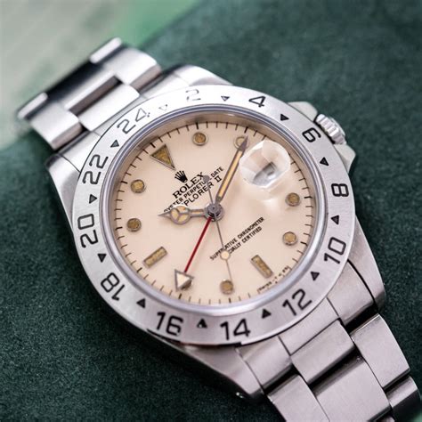 Rolex Explorer II 16550 Cream Dial 